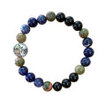 Public Speaking Bracelet 8 mm Onyx, Unakite, Sodalite, Lapis Lazuli Round Beads | | Wiccan Center