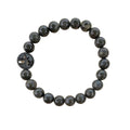 Pyrite in Quartz Bracelet 8 mm Round Beads | | Wiccan Center