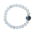 Rainbow Moonstone Bracelet 8 mm Round Beads | | Wiccan Center