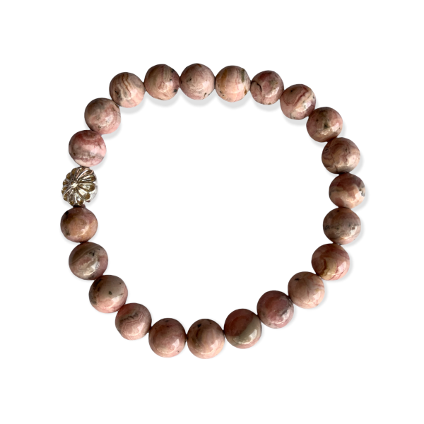 Rhodochrosite Bracelet Round Beads 2 Sizes | | Wiccan Center