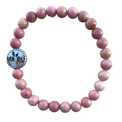 Rhodonite Bracelet 6 mm Round Beads | | Wiccan Center
