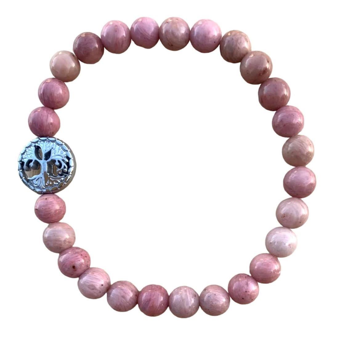 Rhodonite Bracelet 6 mm Round Beads | | Wiccan Center