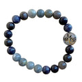 Sapphire Bracelet 8mm Round Beads | Bracelets | Wiccan Center