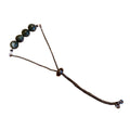 Seraphinite Bracelet Round Beads with Adjustable Chain | Bracelets | Wiccan Center