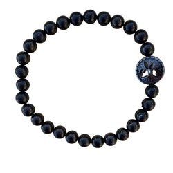 Shungite Bracelet Round Beads 2 Sizes | Bracelets | Wiccan Center