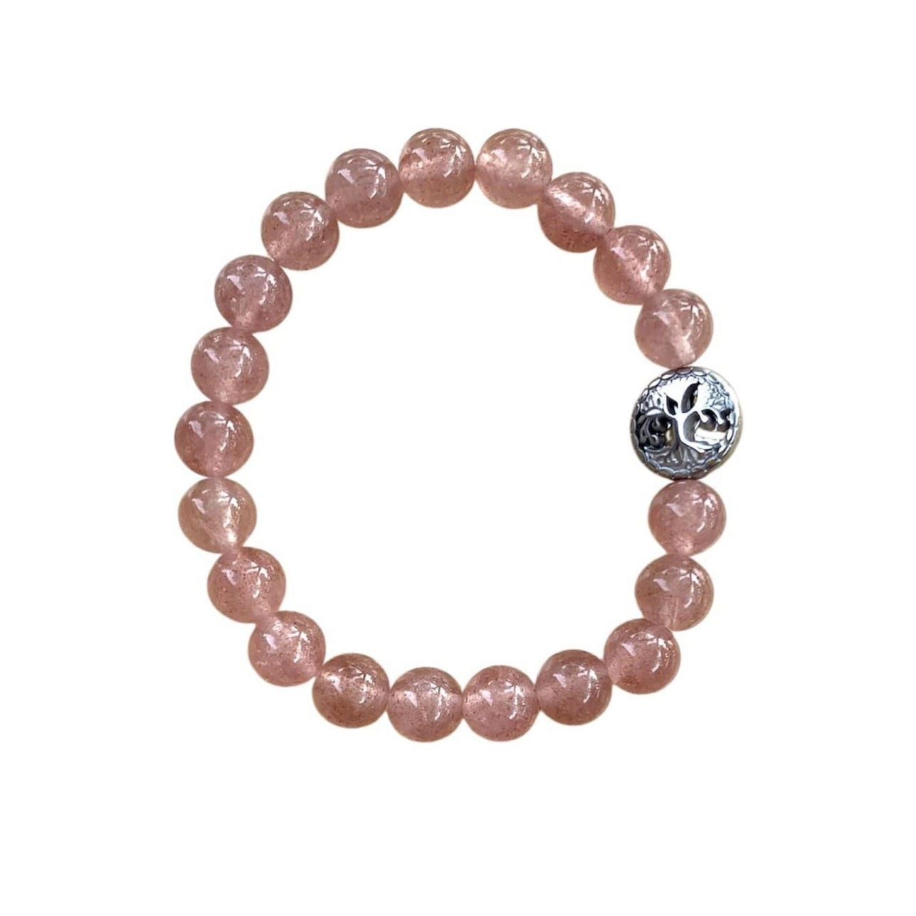 Strawberry Quartz Bracelet – Uplifting Summer Energy 2 Sizes | Bracelets | Wiccan Center
