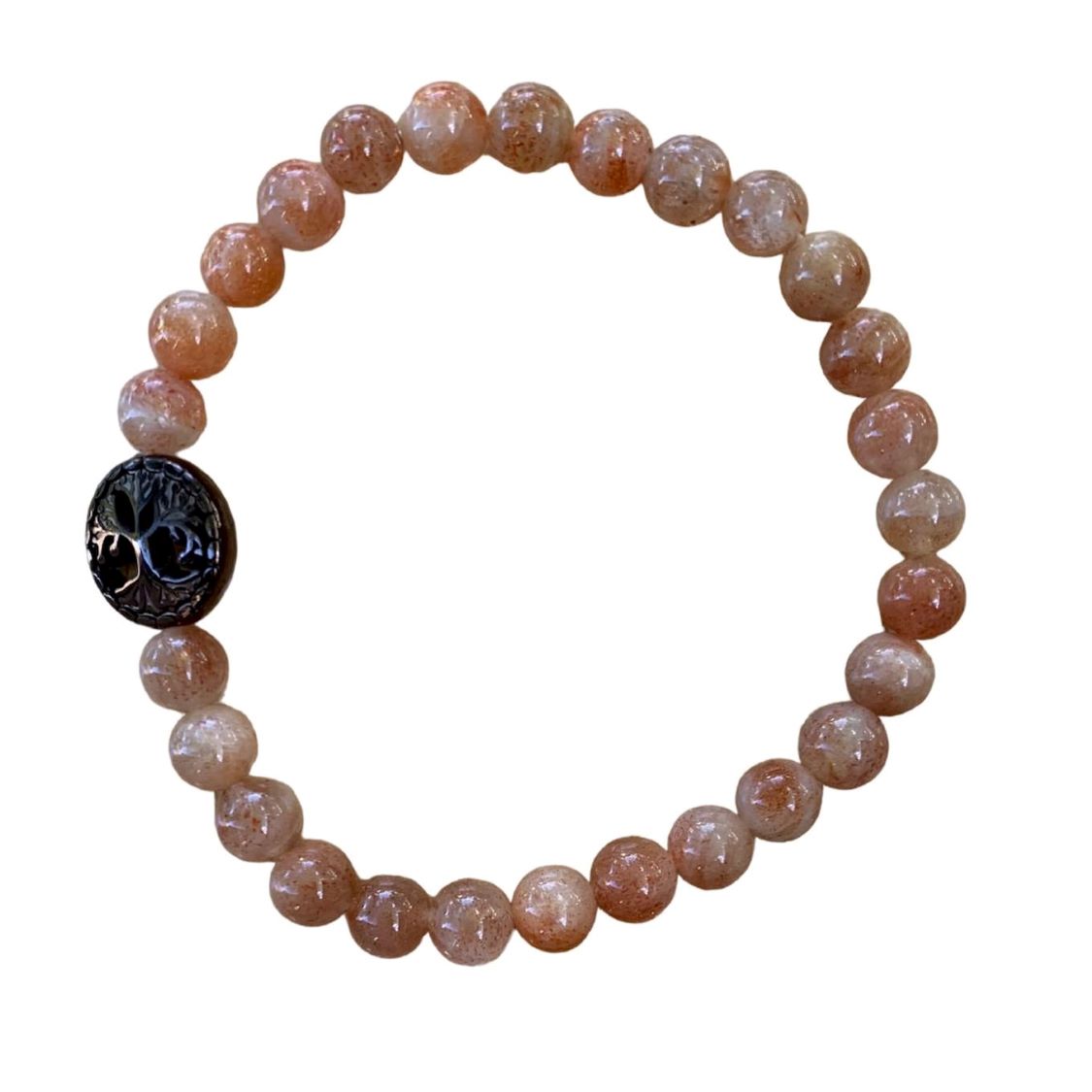 Sunstone Bracelet Round Beads 2 Sizes | | Wiccan Center