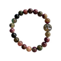 Watermelon Tourmaline Bracelet 8 mm Round Beads | | Wiccan Center