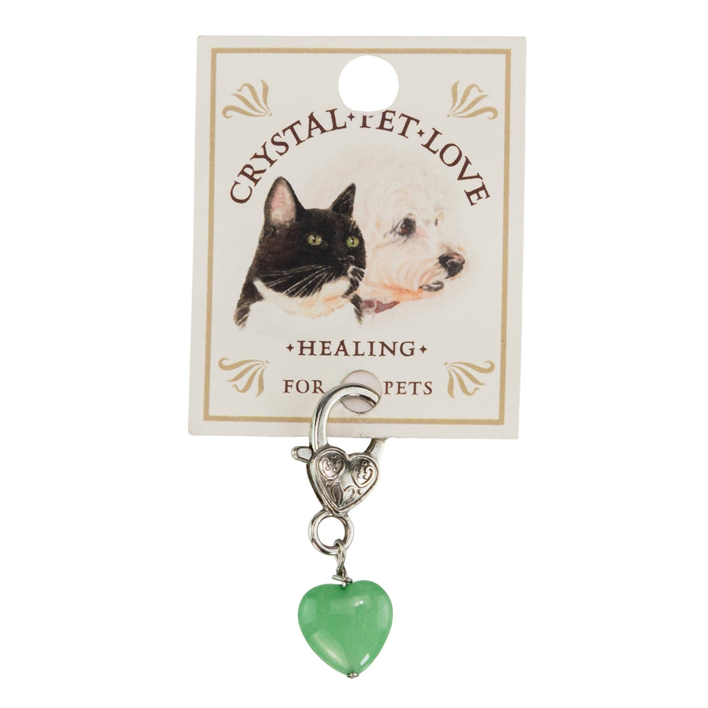 Crystal Heart Pet Pendant | Pet Supplies | Wiccan Center