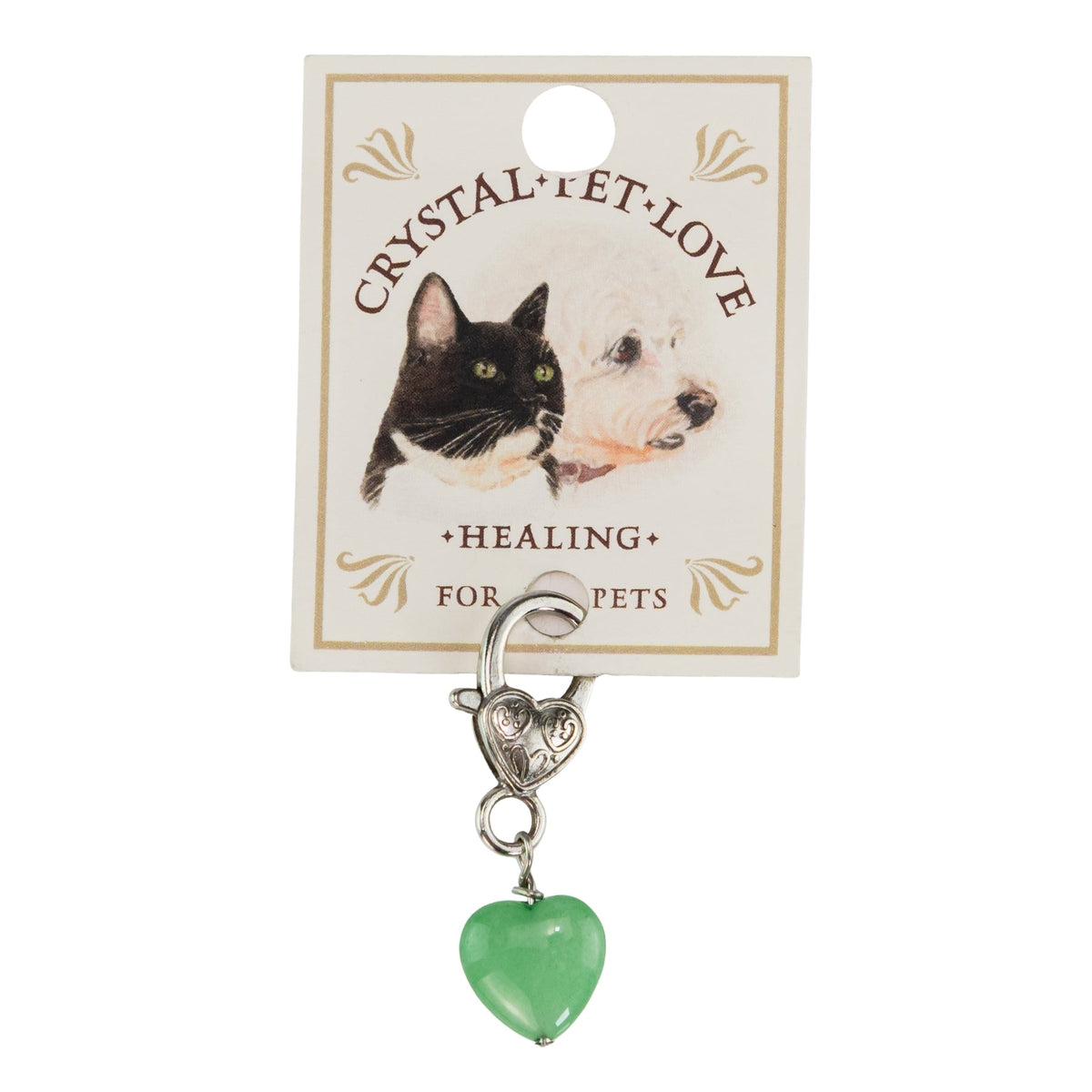 Crystal Heart Pet Pendant | Pet Supplies | Wiccan Center