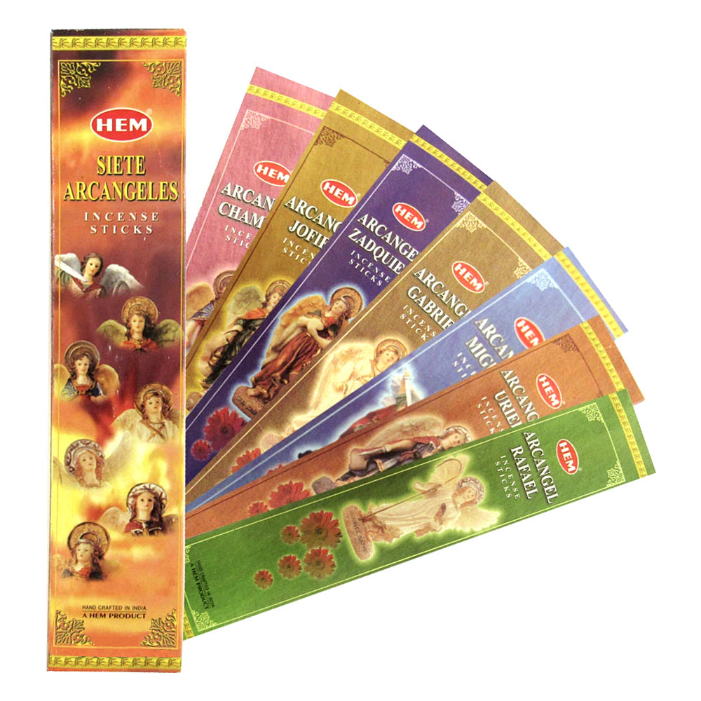 HEM Siete Arcangeles Incienso (HEM Seven Archangels Incense Sticks) | Incense | Wiccan Center