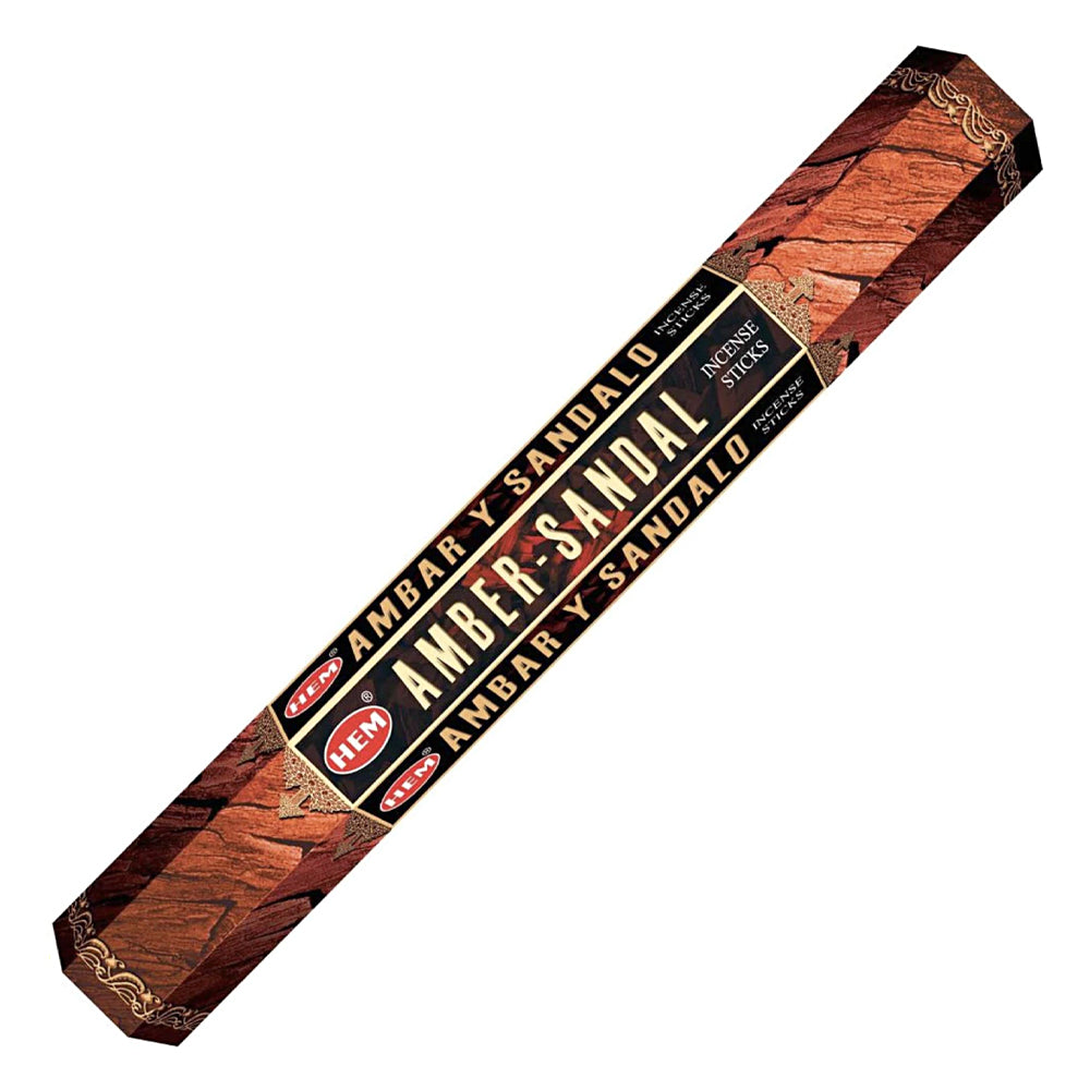 Hem Amber Sandal Incense Sticks | Incense | Wiccan Center