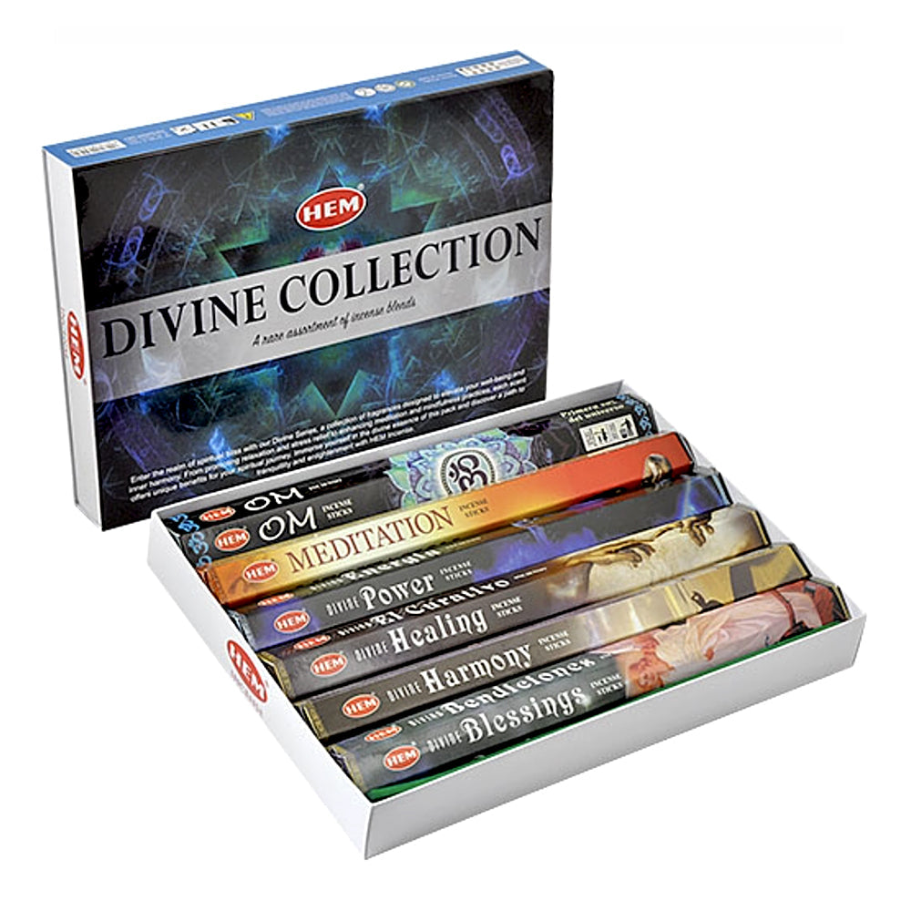 Hem Divine Collection Gift Pack - 6 Packs | Incense | Wiccan Center