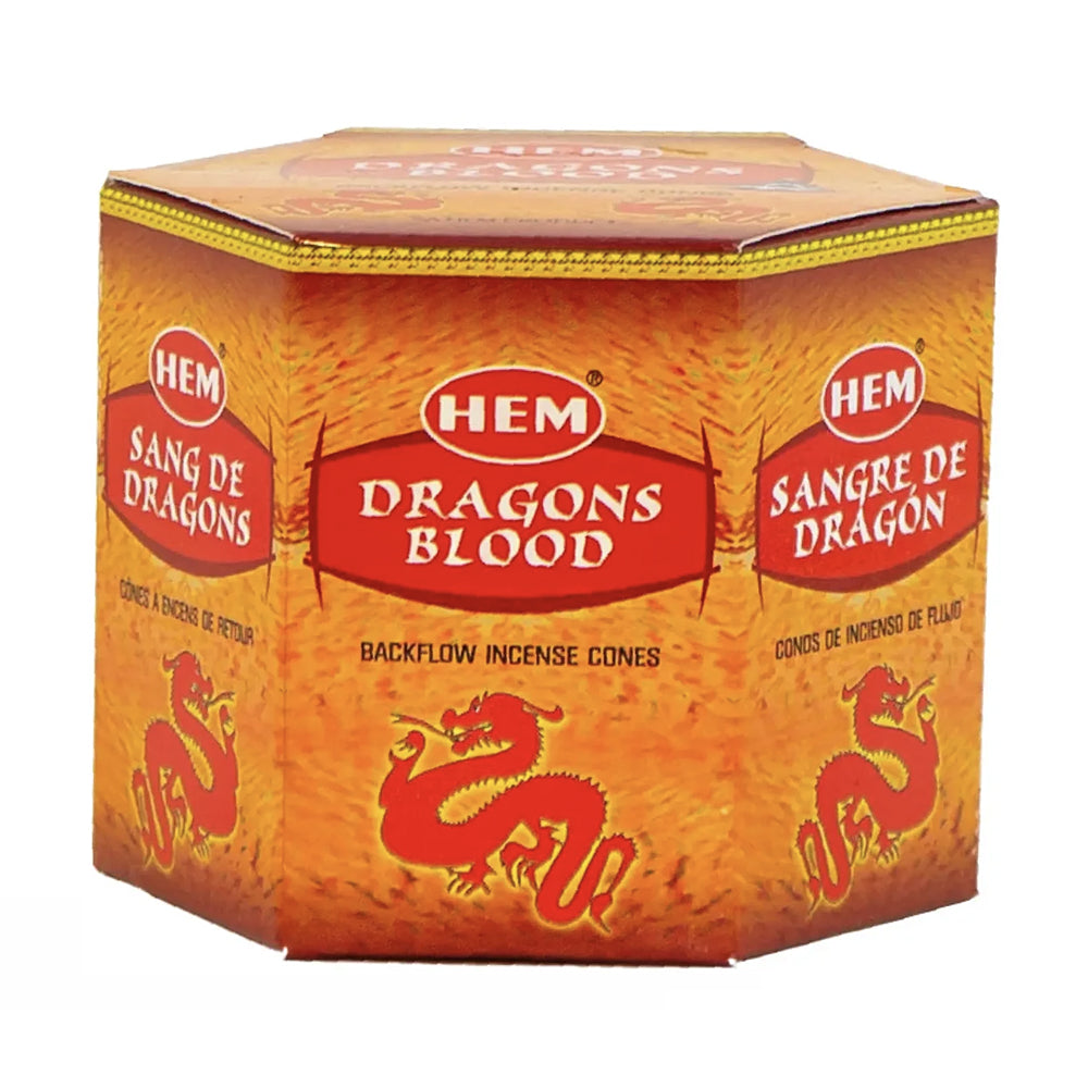 Hem Dragons Blood Backflow Cones | Incense | Wiccan Center