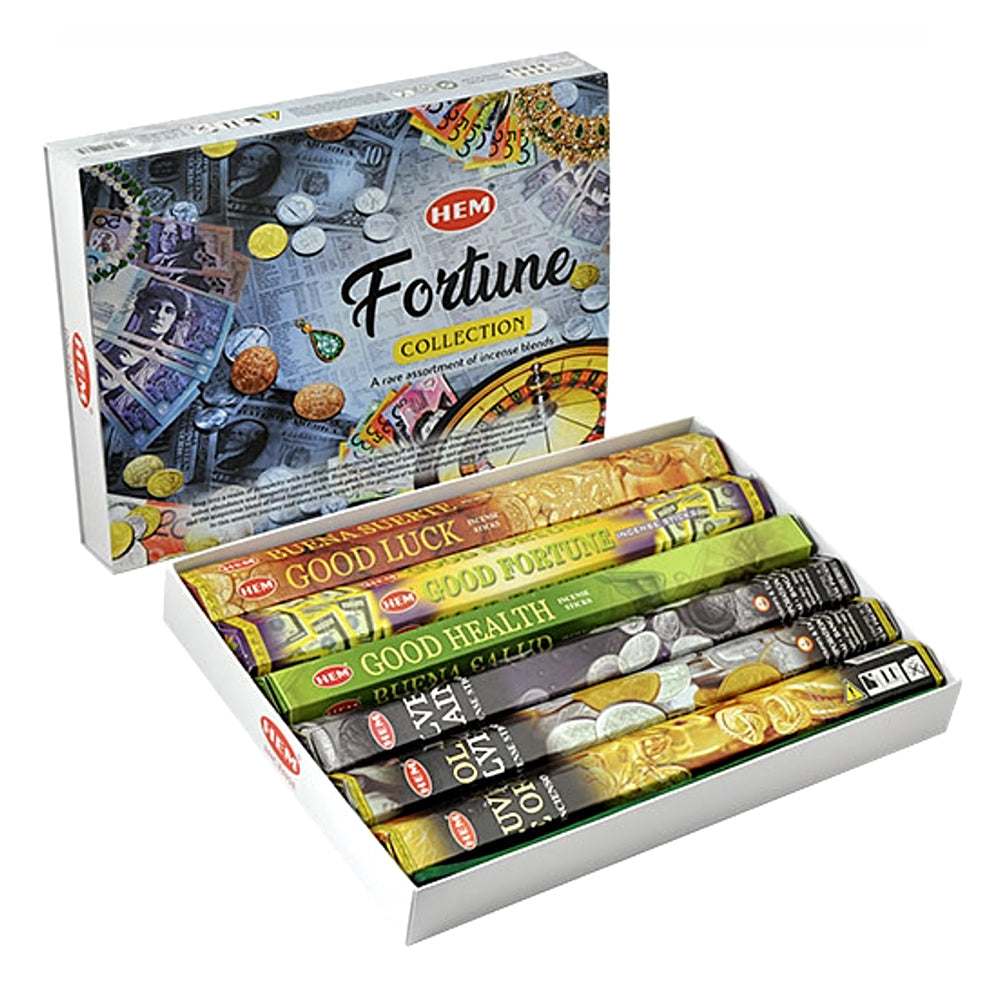 Hem Fortune Collection Gift Pack - 6 Packs | Incense | Wiccan Center