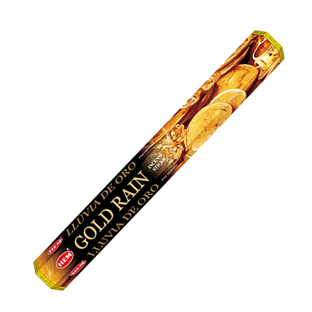 Hem Gold Rain Incense Sticks | Incense | Wiccan Center