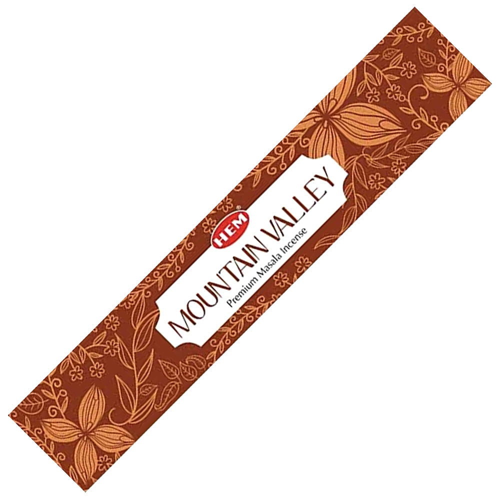 HEM Mountain Valley Premium Masala Incense Sticks (Nature Series) | Incense | Wiccan Center