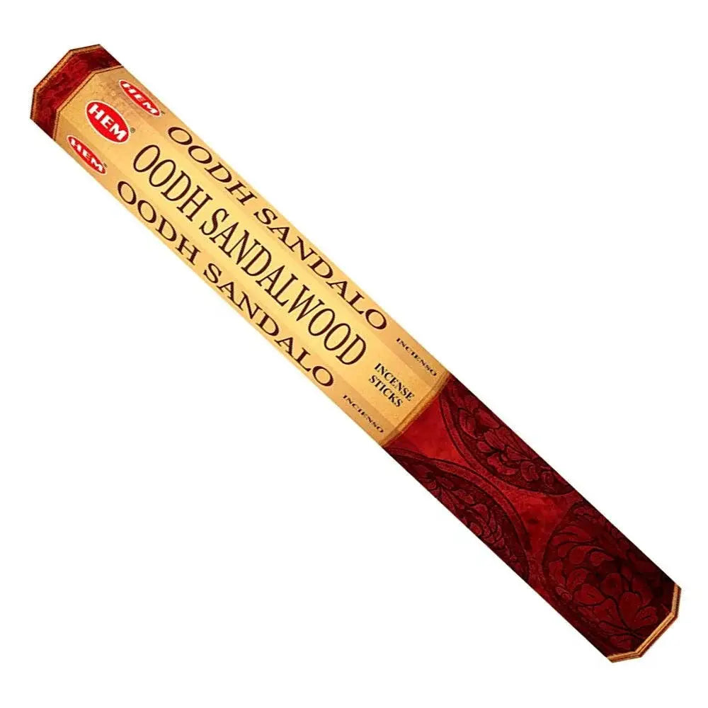Incense Stick - Oodh Sandalwood - 20ct | Incense Sticks | Wiccan Center