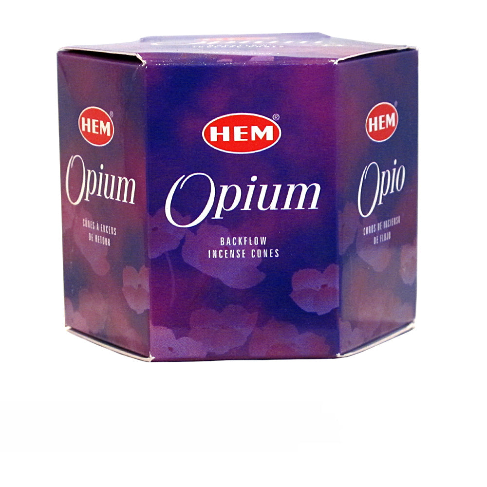 Hem Opium Backflow Incense Cones | Incense | Wiccan Center