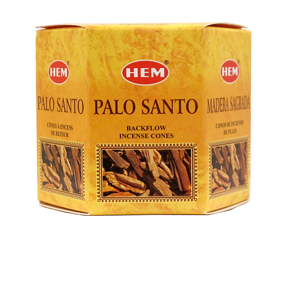 Hem Palo Santo Backflow Cones | Incense | Wiccan Center