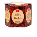 Hem Red Rose Backflow Incense Cones | Incense | Wiccan Center