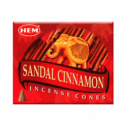 Hem Sandal Cinnamon Incense Cones | Incense | Wiccan Center