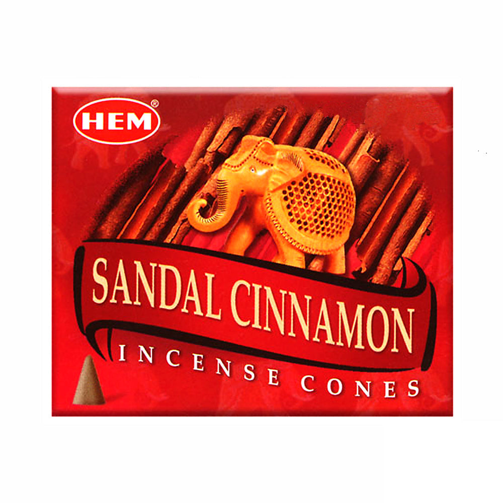 Hem Sandal Cinnamon Incense Cones | Incense | Wiccan Center