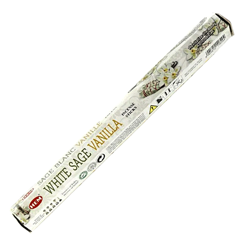 HEM White Sage Vanilla Incense Sticks | Incense | Wiccan Center