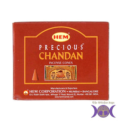 HEM Precious Chandan Incense Cones | Incense | Wiccan Center