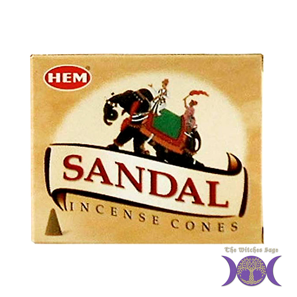 HEM Sandal Incense Cones | Incense | Wiccan Center