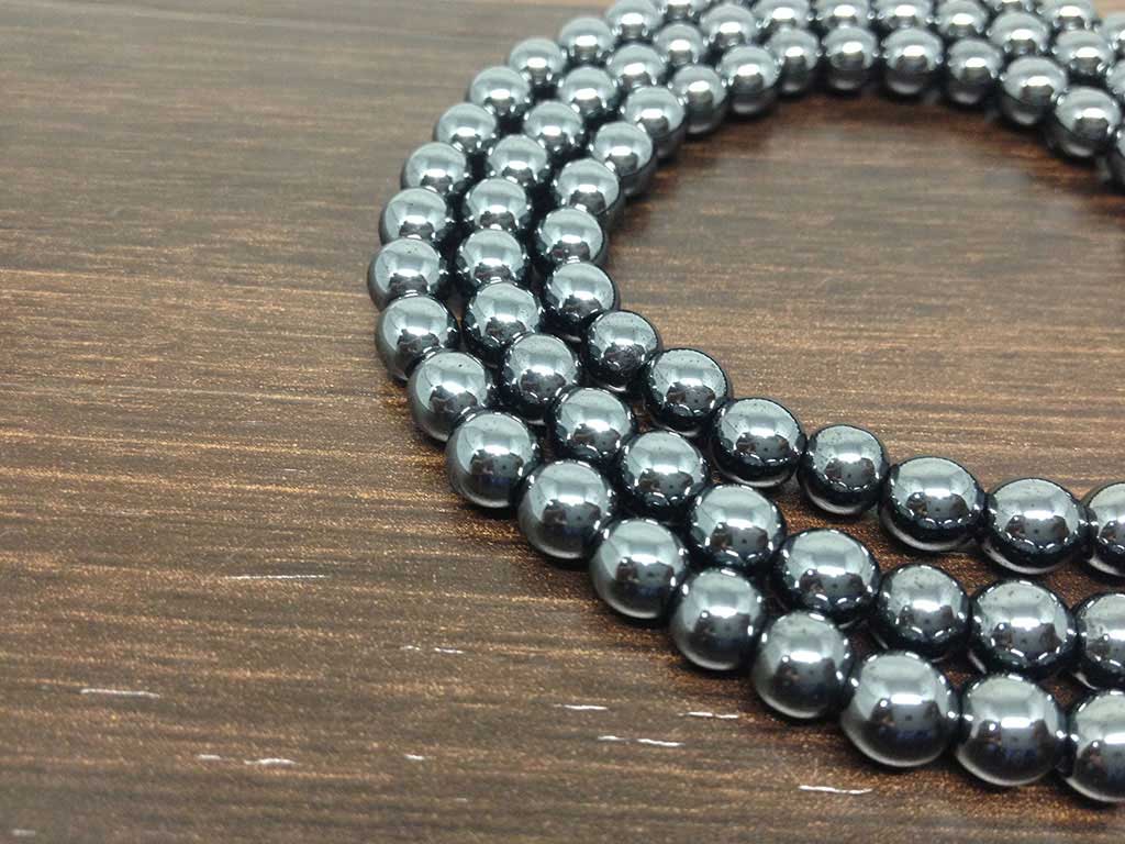 Hematite Gemstone Mala, 108 Prayer Bead Mala.