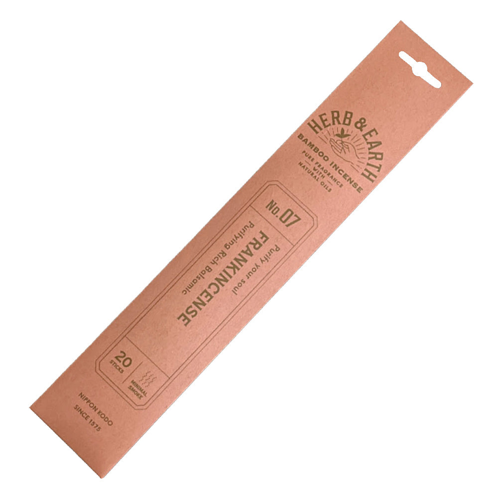 Herb & Earth Frankincense Bamboo Incense Sticks (Nippon Kodo) | Incense | Wiccan Center