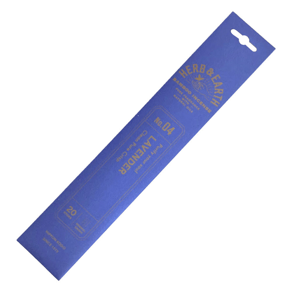 Herb & Earth Lavender Bamboo Incense Sticks (Nippon Kodo) | Incense | Wiccan Center