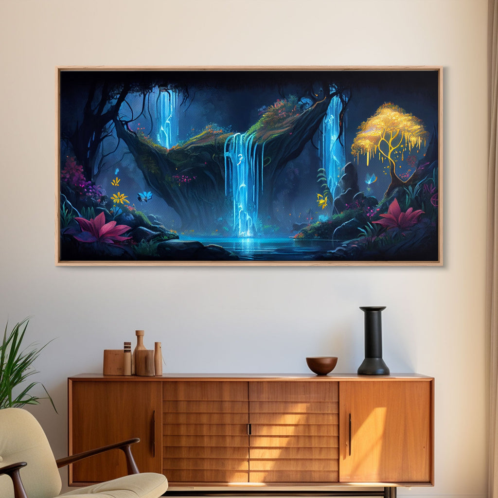 Enchanted Forest Painting, Fantasy Art, Fairy House, Fantasy, Woodland Decor, Woods, Forest, Fairy Forest | | Wiccan Center
