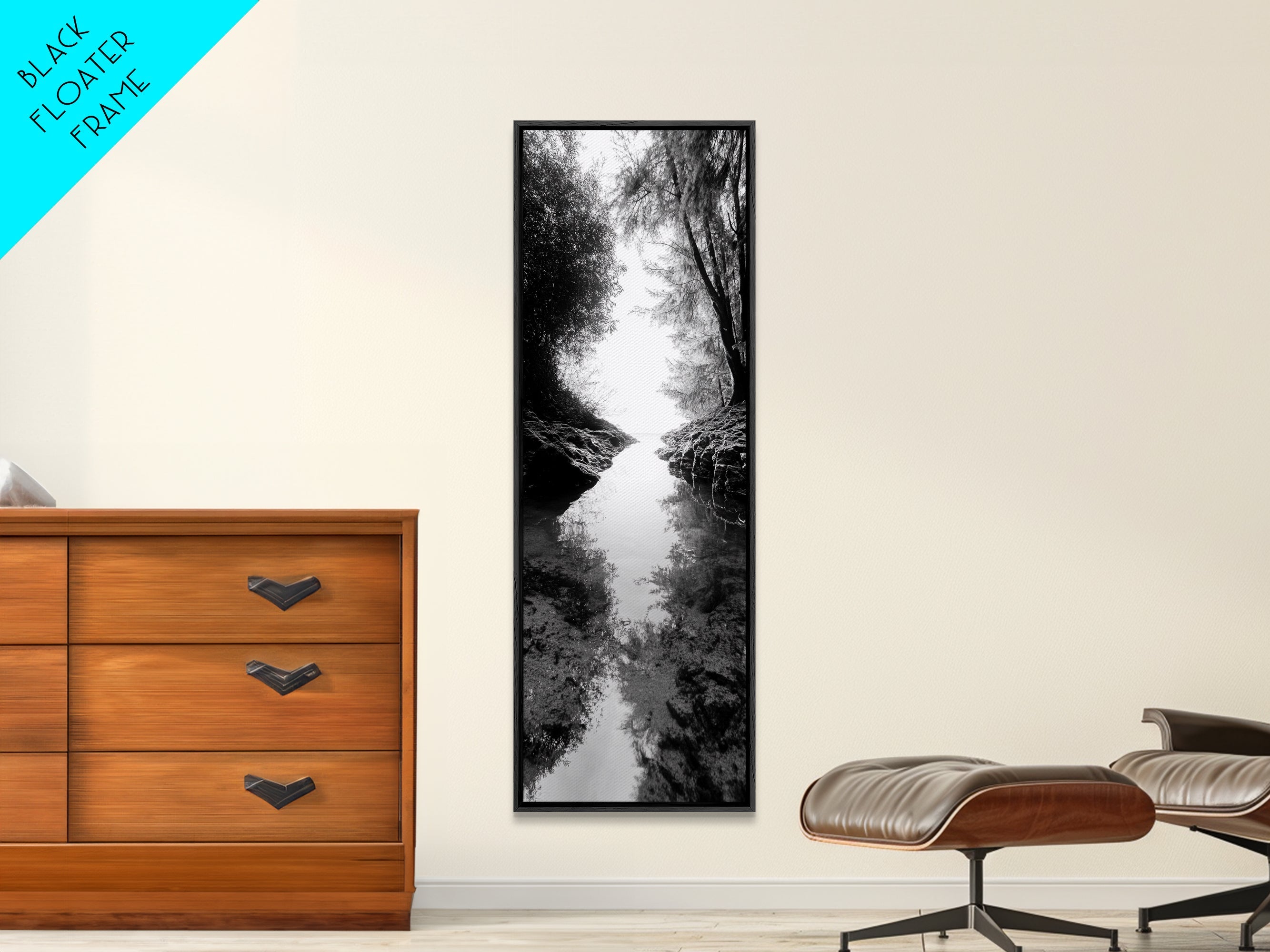 Secret Pathway, Forest Creek, Hidden Escape, Canvas Print, Magical Woodland Art, Hallway or Entryway Mystical Nature Decor, Bathroom Art | | Wiccan Center