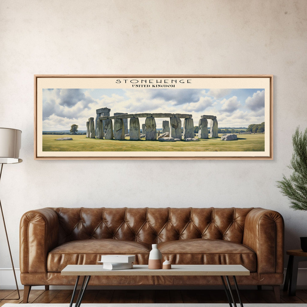 Stonehenge COUNTRY Travel Poster Print, Framed Canvas Print, COUNTRY Travel Art, Wood Framed Art, Wall Hanging, Home Decor | | Wiccan Center