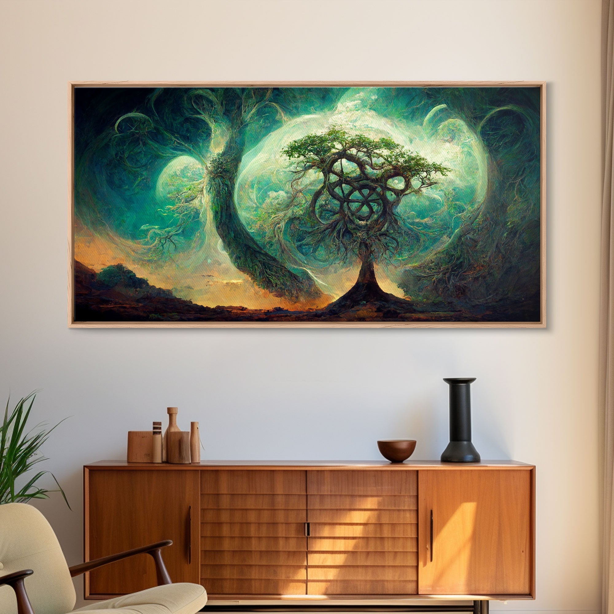 Gaia, norse mythology, canvas print, high fantasy art