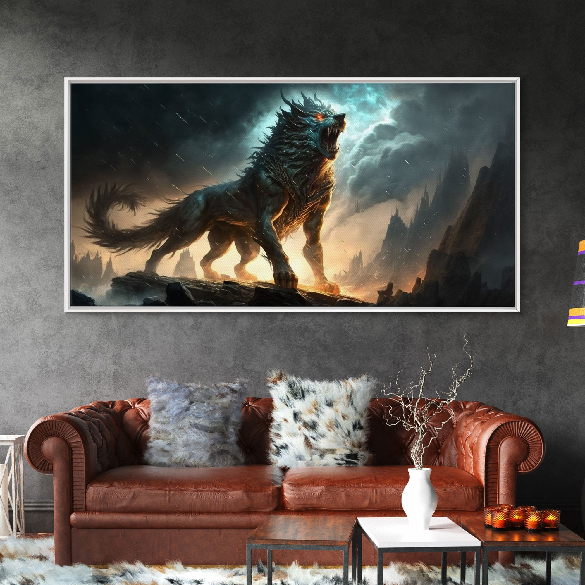 Fenrir, Fenrisúlfr, Norse Mythology, Hróðvitnir, Vánagandr, Vanargand, Fantasy Wolf Art, Nordic Fantasy Art | | Wiccan Center