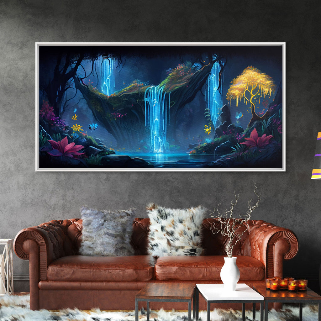 Enchanted Forest Painting, Fantasy Art, Fairy House, Fantasy, Woodland Decor, Woods, Forest, Fairy Forest | | Wiccan Center