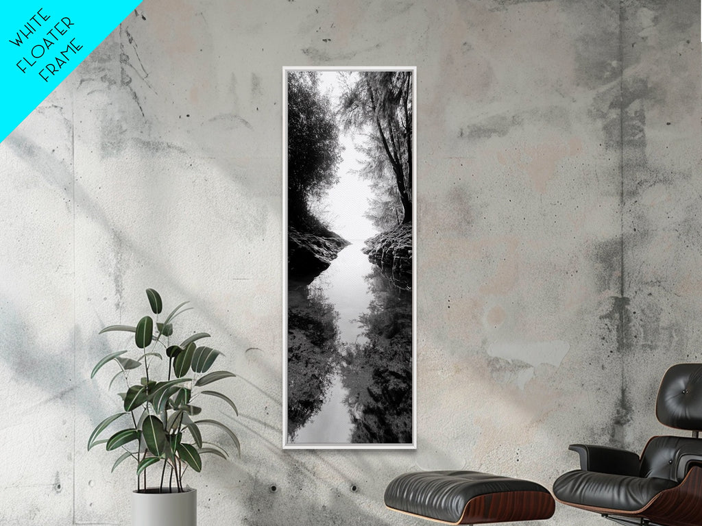 Secret Pathway, Forest Creek, Hidden Escape, Canvas Print, Magical Woodland Art, Hallway or Entryway Mystical Nature Decor, Bathroom Art | | Wiccan Center