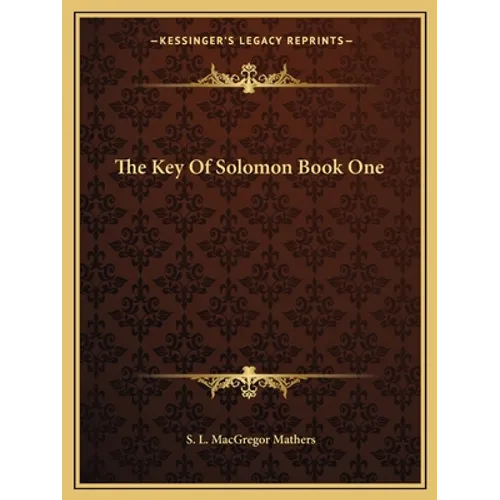 The Key Of Solomon Book One - Paperback | Books | Wiccan Center