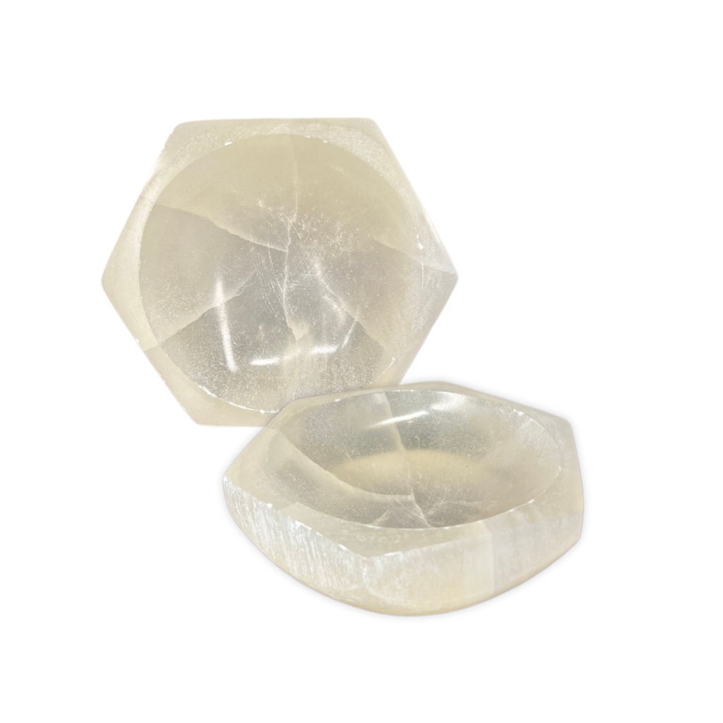 Hex Selenite Dish | Object | Wiccan Center