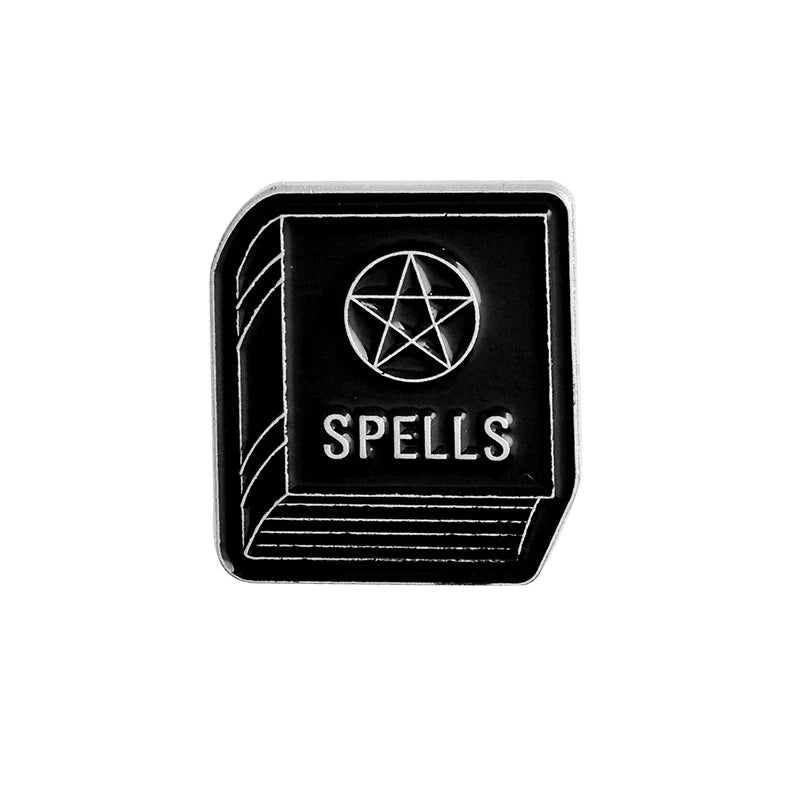 Black & White Witchy Pins | Pins | Wiccan Center