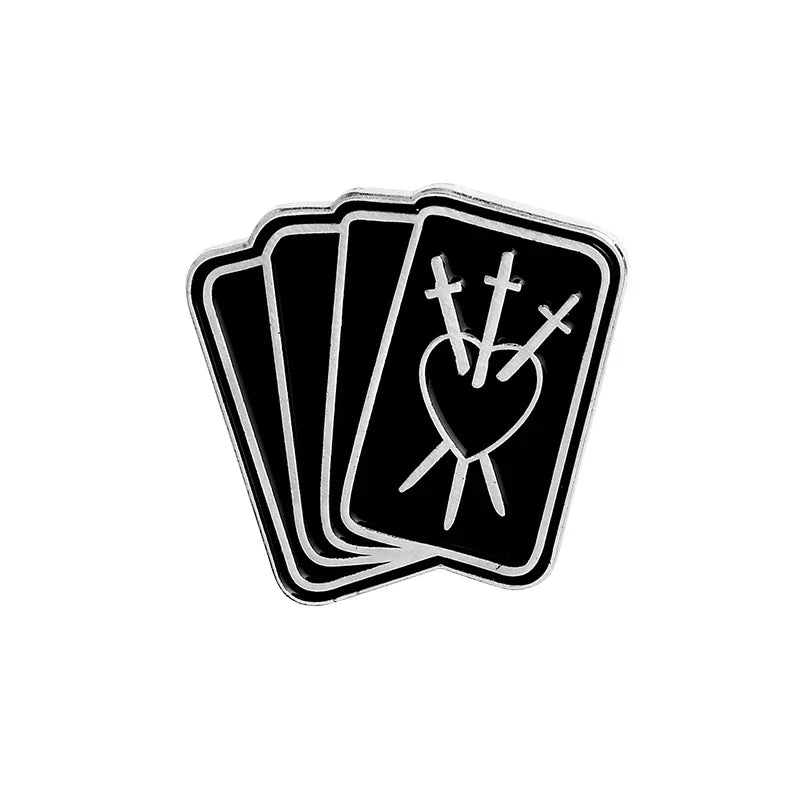 Black & White Witchy Pins | Pins | Wiccan Center