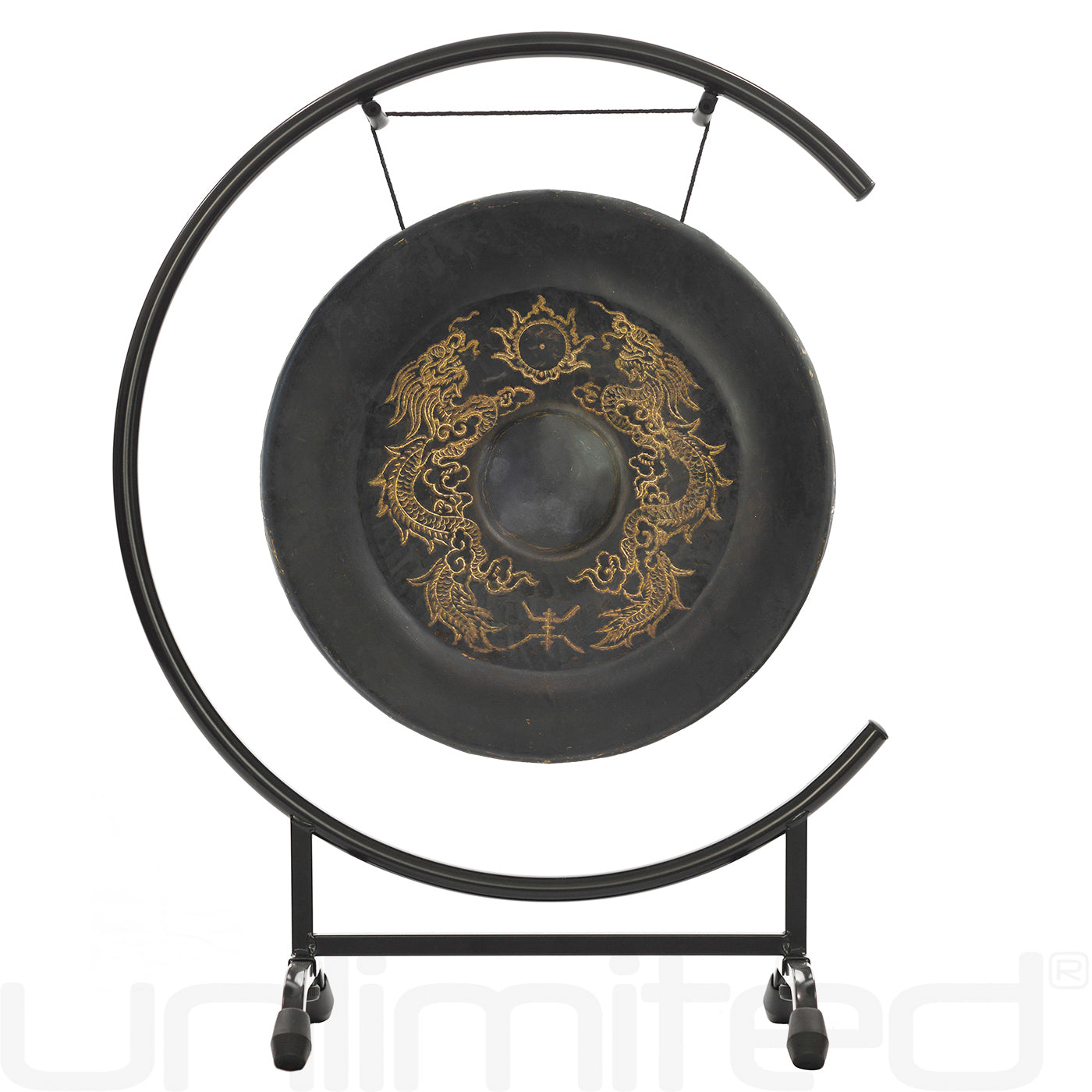 9" to 16" Vietnamese Dragon Gongs on Stands