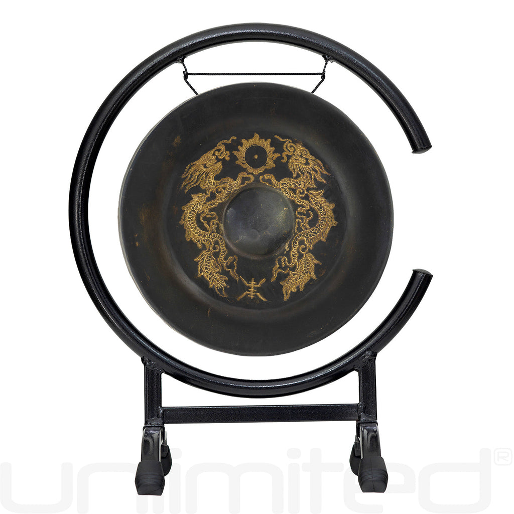 9" to 16" Vietnamese Dragon Gongs on Stands | Gong & Stand Combo | Wiccan Center