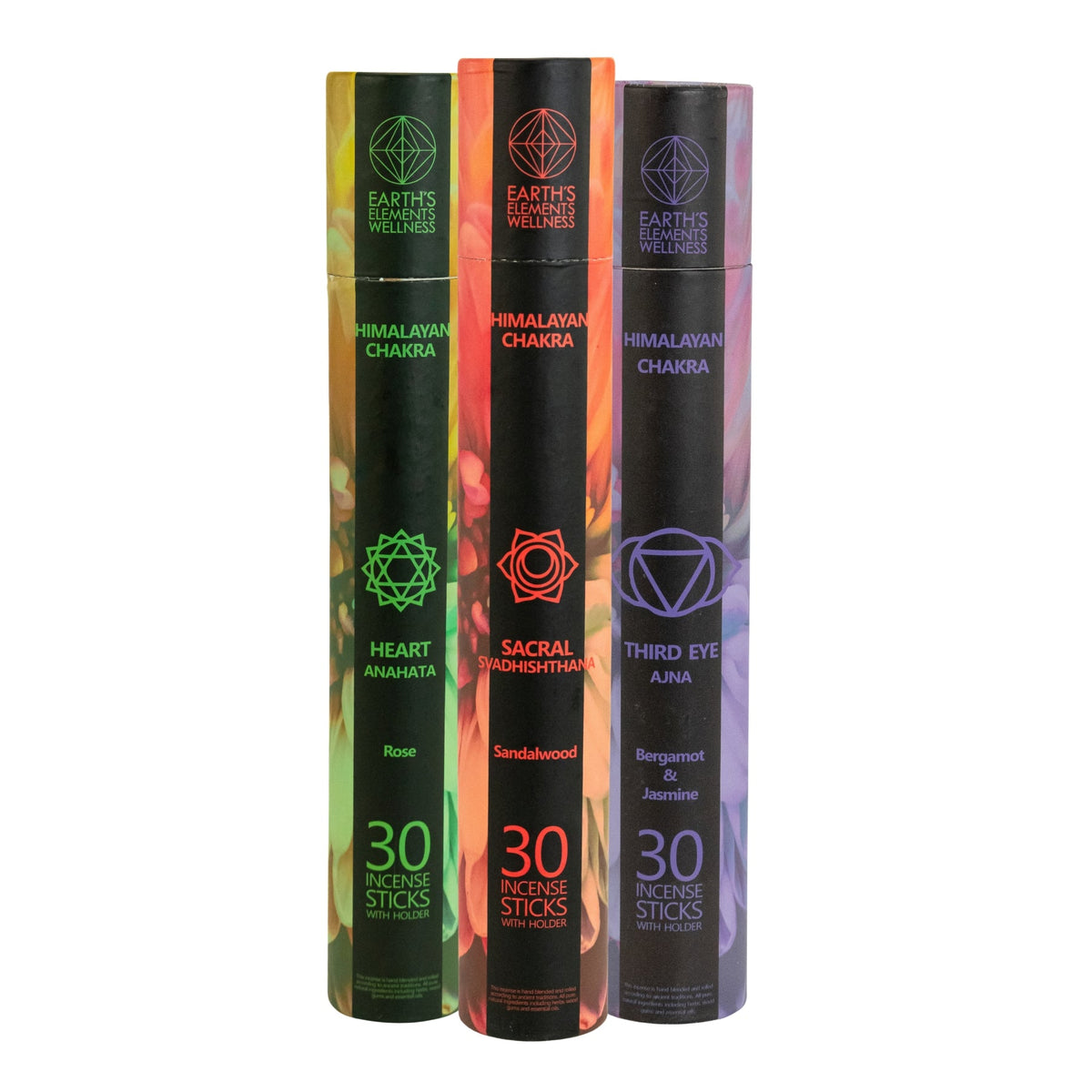 Magical Elements Chakra Incense Sticks w/Burner | Incense | Wiccan Center