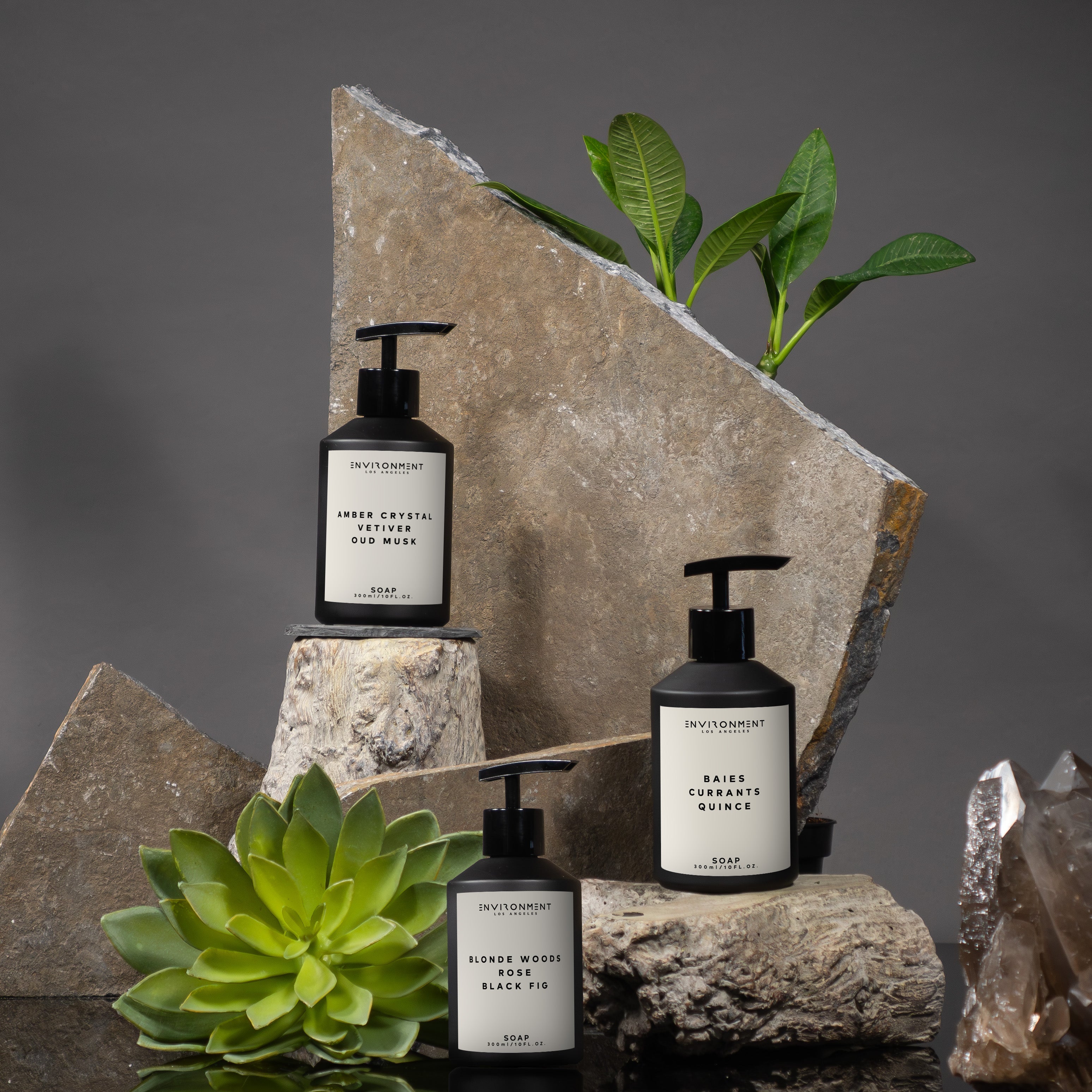 Amber Crystal | Vetiver | Oud Musk Hand Soap (Inspired by Baccarat Rouge 540®)