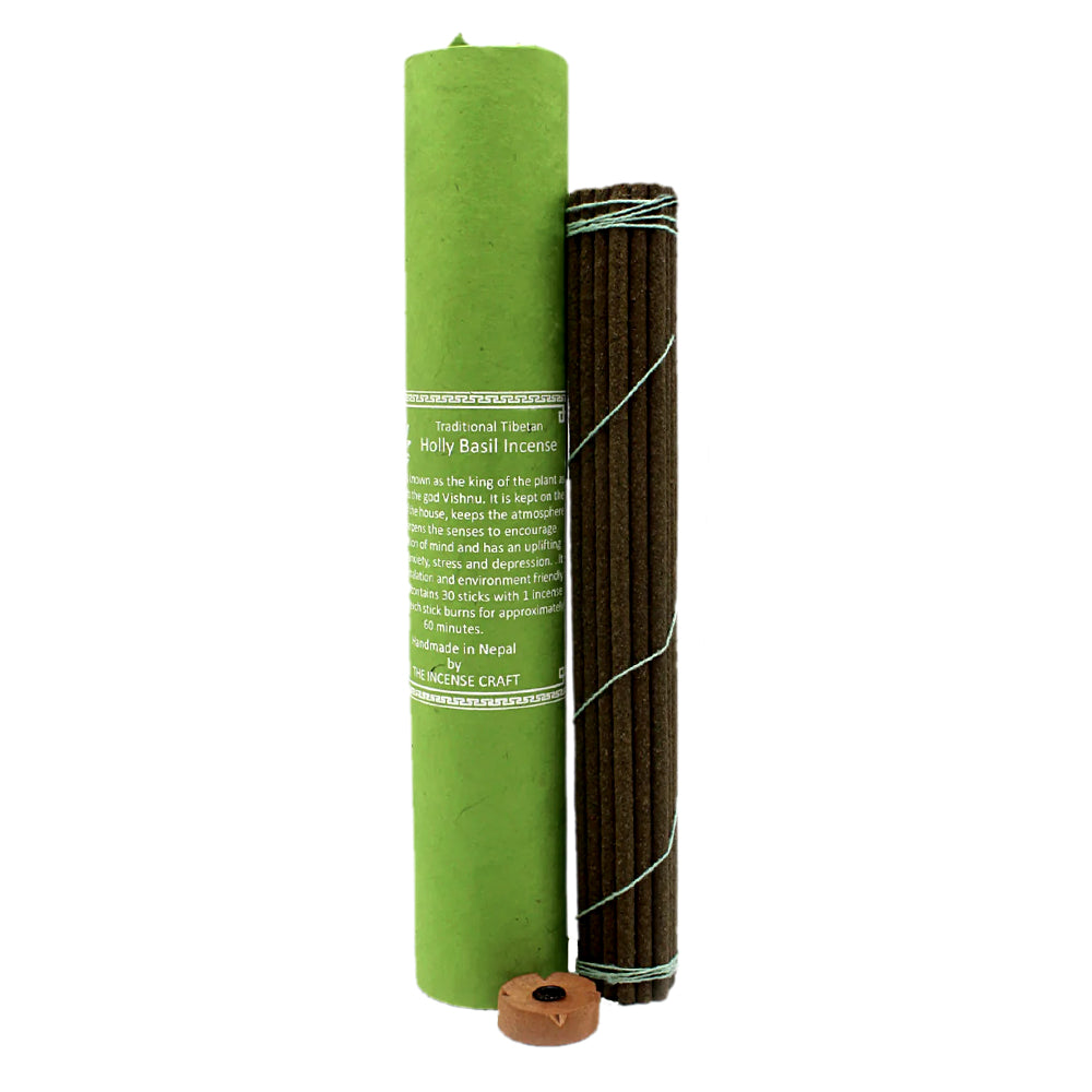 Traditional Tibetan Holy Basil Incense Sticks | Incense | Wiccan Center