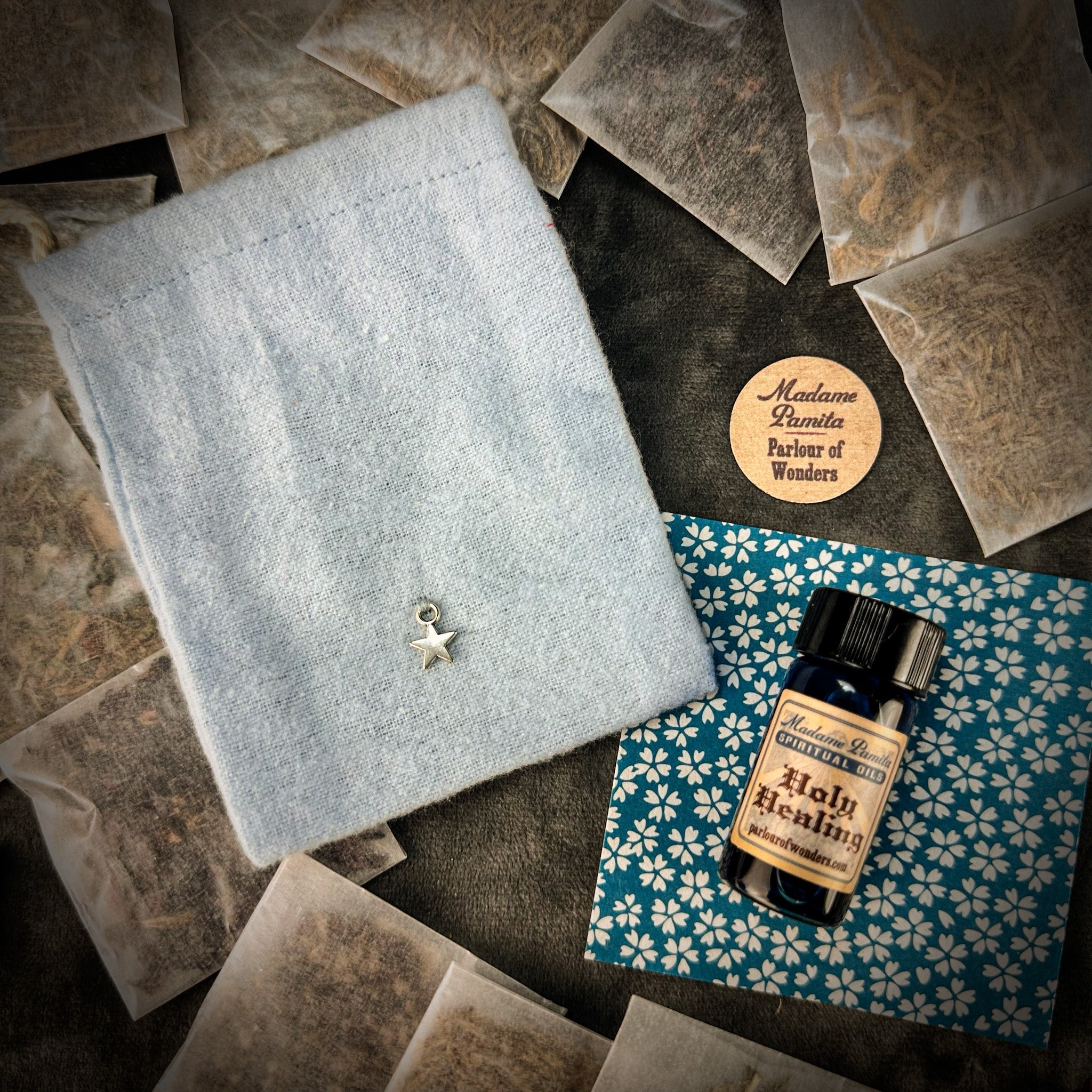 Holy Healing Mojo Bag Kit - Regular Strength | Mojo Bag | Wiccan Center
